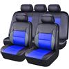 MNBVGHH Coprisedile Coprisedili Auto in Pelle Auto, per Toyota Auris 2013-2024 5 Posti Fodere Anteriori E Posteriori Copri Sedili Impermeabili Antisudore Protezioni Accessori,D
