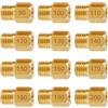 WestCH 12 pezzi Ugelli Getti,Kit di Getti Carburatore M5,Ugelli per Carburatore Dimensione(90, 100, 110, 120, 130, 140, 150, 160, 170, 180, 190, 200) per Dellorto SHA PHBG Carburàtore