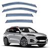 MEOMO 4 Pezzi Auto Deflettori d'Aria per Ford Kuga MK3-CX482 2020 2021 2022 2023, Anteriore E Posteriore Finestra Laterale Antiturbo Antivento Antipioggia Visiera