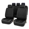 MNBVGHH Coprisedile Coprisedili Auto in Pelle Auto, per FO-rd Fiesta MK7 2008-2012 5 Posti Fodere Anteriori E Posteriori Copri Sedili Impermeabili Antisudore Protezioni Accessori,A