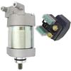 MCFHSH Motorino Di Avviamento E Set Relè Per Yamaha 2007 2008 R1 YZFR1 YZF-R1 4C8-81890-00-00 4C8-81890-01-00 4C8-81890-02 Moto Parte Del Motore