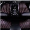 BFRDGE 4 Pezzi Tappetini Auto, per Opel Mokka 2021-2024 Tappetini Abitacolo Comfort Resistente Facile da Lavare Auto Accessori,B Black Red