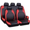 MNBVGHH Coprisedile Coprisedili Auto in Pelle Auto, per Fiat Grande Punto 2006-2012 5 Posti Fodere Anteriori E Posteriori Copri Sedili Impermeabili Antisudore Protezioni Accessori,C