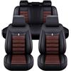 TYIOMNB Coprisedili Anteriori e Posteriori 5 Posti, per Citroen C4 Grand Picasso II 2013-2018 Coprisedili per Auto 5 Posti Protezioni per Sedili Posteriori Anteriori,C