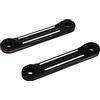HDBUBALUS Motorcycle Front LED Flush Fork Turn Signals Light Brackets Shock Absorber Side Light Fit For Harley Touring With Batwing 1998-Up