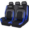 YoQIK Auto Set Coprisedili Universale per Renault Clio 4,Pelle PU Anteriori Posteriori Copri-Sedile Completo Impermeabile Comfort Accessori Interno,G