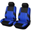 BFRDGE Auto Set Coprisedili per Fiat Panda 2003-2024/Fiat Panda 4x4 2004-2024, Protezione Sedili Anteriori e Posteriori Confortevole Traspirante Coprisedile,D Blue