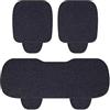 WANGAIDCE 3 Pezzi Cuscino per Sedile Auto per Jeep Avenger 2023 2024, Coprisedile Auto Soft Confortevole, Cuscino Sedile Auto Antiscivolo
