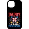 Daddy of the little Firecracker Family F Custodia per iPhone 15 Papà del Piccolo Petardo Famiglia Patriottica