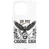 Maglietta Goth Stregoneria Mistica Wicca Custodia per iPhone 15 Pro T-shirt In My Crone Era Crown Dark Cauldron Goth Witchy