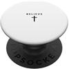 Christian Prayers And Bible Verse Gifts Credere Fede Minimalista Gesù Cool Christian PopSockets PopGrip Adesivo