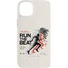 Beats Per Mile Club Custodia per iPhone 14 Plus Christian Runner Faith Music 1 Cor 9:24 Run The Beat