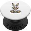 Timowo Studio Ritratto Astratto di Coniglio PopSockets PopGrip Adesivo