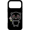 panda China animal zoo bear Himalayan ba Custodia per iPhone 17 Pro Max Panda con Fiore