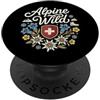 Simply Swiss Escursioni Alpine Wild in Svizzera PopSockets PopGrip Adesivo