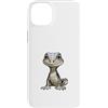 Timowo Studio Custodia per iPhone 14 Plus Ritratto Astratto di Geco