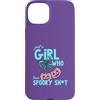 Spooky Girls Pumpkin Co Custodia per iPhone 15 Plus Divertente ragazza che ama lo spaventoso fiocco a forma di zucca per Halloween