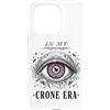 Maglietta Goth Stregoneria Mistica Wicca Custodia per iPhone 15 Pro T-shirt In My Crone Era Crown Dark Cauldron Goth Witchy