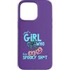 Spooky Girls Pumpkin Co Custodia per iPhone 15 Pro Max Divertente ragazza che ama lo spaventoso fiocco a forma di zucca per Halloween