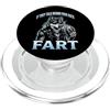 Alpha Wolf Meme Oddly Specific Se parlano alle tue spalle Fart Alpha Wolf Meme PopSockets PopGrip per MagSafe
