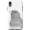 Perroquets numériques Custodia per iPhone XR ritratto pappagallo acquerello amazon corona gialla