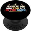 Theater Tech Humor Gifts Agisci nell'umorismo del teatro oscuro PopSockets PopGrip Adesivo