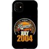 Jahrgang 2004 22. Geburtstag Awesome Custodia per iPhone 11 Grande da luglio 2004 22° compleanno frase 22 anni