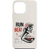 Beats Per Mile Club Custodia per iPhone 13 Pro Max Corri per battere Christian Runner Fede Musica Gesù Croce