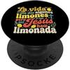 Christian Spanish Bible Verse Biblical S La Vida Me Dio Limones Pero Jesus Hizo Limonada Christian PopSockets PopGrip Adesivo