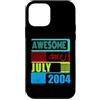 Awesome since 2004 Geburtstagsspruch Jul Custodia per iPhone 12 mini 22 Anni Vintage 2004 nato Luglio Fantastico da