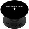 Christian Spanish Bible Verse Biblical S Bendecido Cristiano Spagnolo Fede Gesù Scrittura Croce PopSockets PopGrip Adesivo