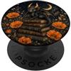 Cute Cottagecore Dragons with Books Desi Baby Dragon Reading Libri Moonlit Fantasy PopSockets PopGrip Adesivo