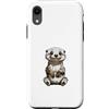Timowo Studio Custodia per iPhone XR Ritratto Astratto di Lontra