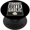 Garlic Humor Extra Life Vampire Joke Foo Meme divertente per gli amanti dell'aglio Alimentato da Garlic Humor Team Foodie PopSockets PopGrip Adesivo