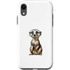Timowo Studio Custodia per iPhone XR Ritratto Astratto di Suricato