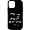 Italian Summer Lemon Crab Shirts Custodia per iPhone 12 mini La Dolce Vita Granchio Limone Italia Costiera Estate Retro Grafica