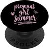 Funny Pregnancy Announcement Summer Gift Estate ragazza incinta - Annuncio di gravidanza PopSockets PopGrip Adesivo
