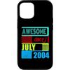 Awesome since 2004 Geburtstagsspruch Jul Custodia per iPhone 12/12 Pro 22 Anni Vintage 2004 nato Luglio Fantastico da