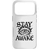 gothic eye graphic tee Custodia per iPhone 17 Pro Grafica Stay Awake Gothic Eye Lightning