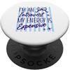 Introvert Vibes Co Introverso La Mia Energia È Preventivo Costoso PopSockets PopGrip Adesivo