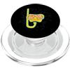 Mode Art Design Live Deep Scuba Diver Sw Live Deep Scuba Diver Nuotatore Subacquea Frogman Motivazione PopSockets PopGrip per MagSafe