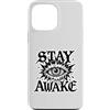 gothic eye graphic tee Custodia per iPhone 13 Pro Max Grafica Stay Awake Gothic Eye Lightning