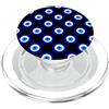 designsanddesigns Charm Gifts Amuleto bianco blu talismano Nazar Turchia Malocchio PopSockets PopGrip per MagSafe