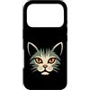 Cat Lover Gift Custodia per iPhone 17 Pro Mystic Cat Face Orange Eyes Feline Lover