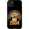 Jahrgang 2004 22. Geburtstag Awesome Custodia per iPhone 11 Pro Max Grande da luglio 2004 22° compleanno frase 22 anni
