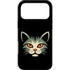 Cat Lover Gift Custodia per iPhone 17 Pro Max Mystic Cat Face Orange Eyes Feline Lover