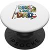 Angler Family Gear Canna da pesca Proud Fishing Dad Angler Bass PopSockets PopGrip Adesivo