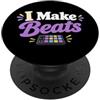 Funny Beat Producer Gifts I Make Beats Funny Beat Producer Sound Tech Ingegnere audio PopSockets PopGrip Adesivo