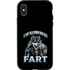Alpha Wolf Meme Oddly Specific Custodia per iPhone X/XS Se parlano alle tue spalle Fart Alpha Wolf Meme
