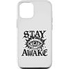 gothic eye graphic tee Custodia per iPhone 12/12 Pro Grafica Stay Awake Gothic Eye Lightning